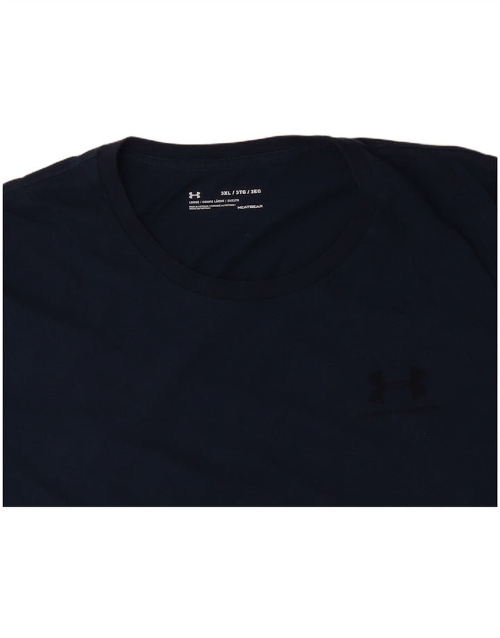 Koszulka męska UNDER ARMOUR Heat Gear, 3XL, granatowa