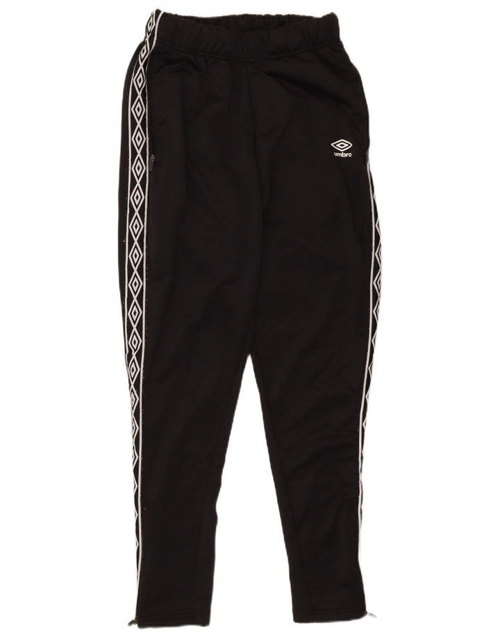 UMBRO Mens Graphic Tracksuit Trousers Medium  Black Polyester