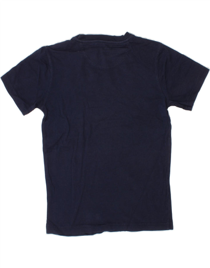 CHAMPION Boys Varsity Graphic T-Shirt Top 9-10 Years Medium Navy Blue Vintage Champion and Second-Hand Champion from Messina Hembry 
