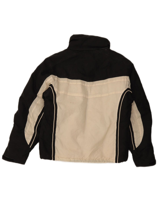 Damska kurtka wiatrówka oversize Ellesse UK 10 Small Black Colorblock