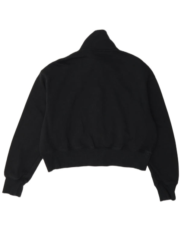 Damska bluza dresowa Nike Crop Oversize UK 6 XS, granatowa, bawełniana
