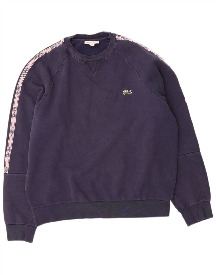 Męska bluza Lacoste z grafiką, rozmiar 4, średni granatowy kolor