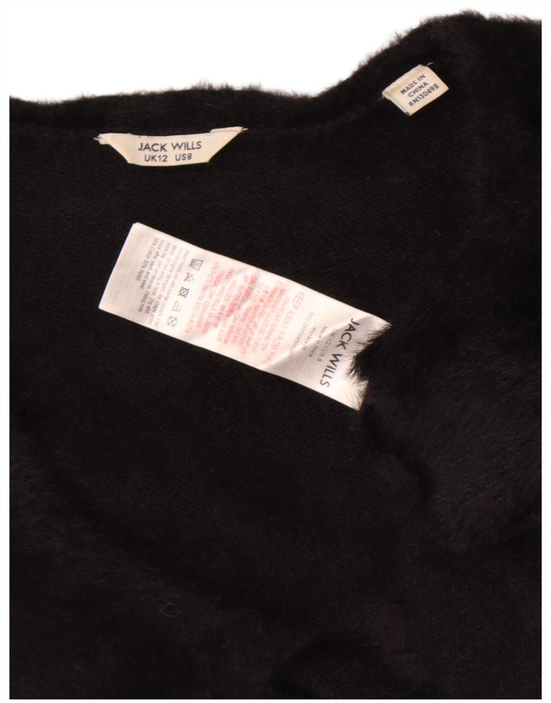 Sweter damski Jack Wills Bolero UK 12, średni czarny, bawełniany
