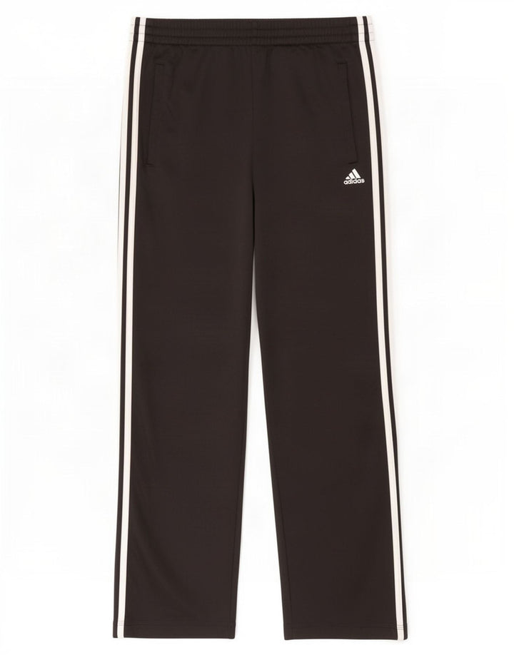 Męskie spodnie dresowe Adidas Climalite, małe, czarne, poliestrowe
