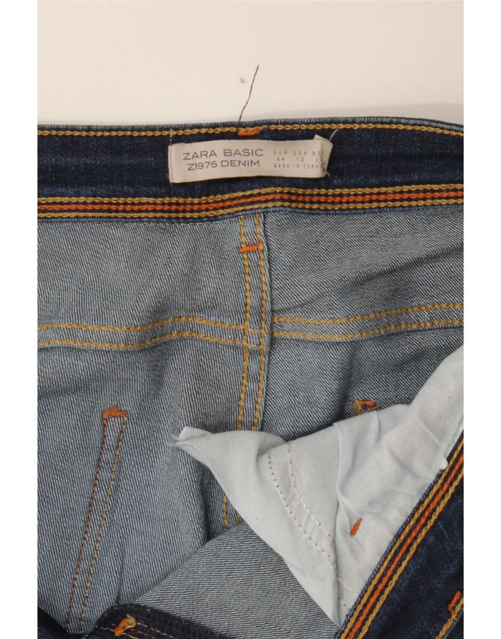 Jeansy damskie Zara Slim EU 44 XL W34 L24 Granatowe