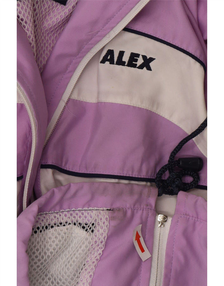 Damska kurtka dresowa oversize ALEX UK 12 w kolorze średniofioletowym