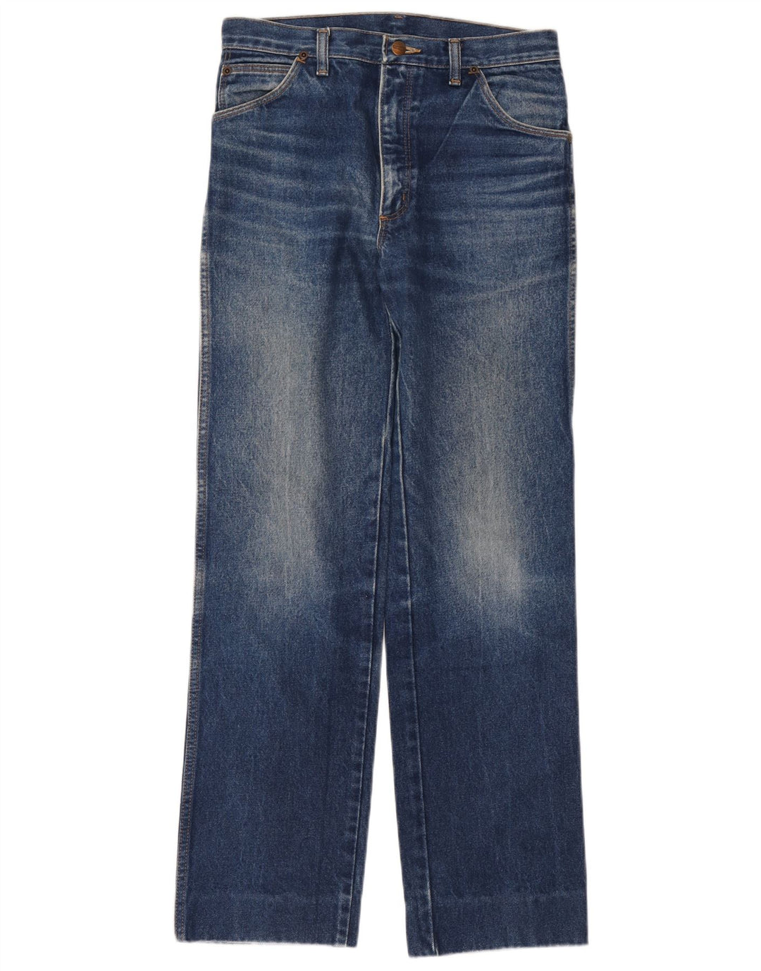 Męskie proste dżinsy Wrangler W31 L31, niebieskie, bawełniane