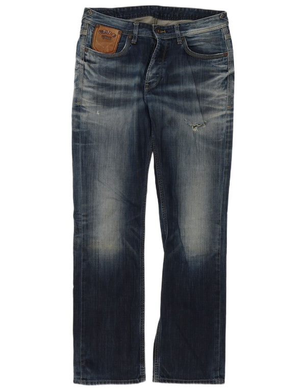 PEPE Jeansy Męskie Bootcut W34 L34 Niebieska bawełna