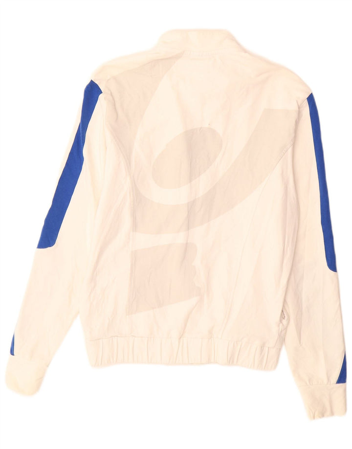 Damska kurtka dresowa Freddy IT 46, duża, biała, bawełniana w bloki kolorów