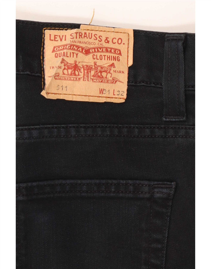 Męskie jeansy Levi's 511 Slim W31 L29 Czarne