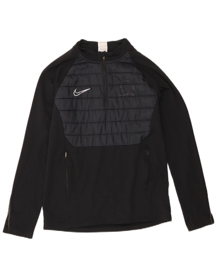Męski dres Nike Therma-Fit z pulowerem, kolor średnio czarny