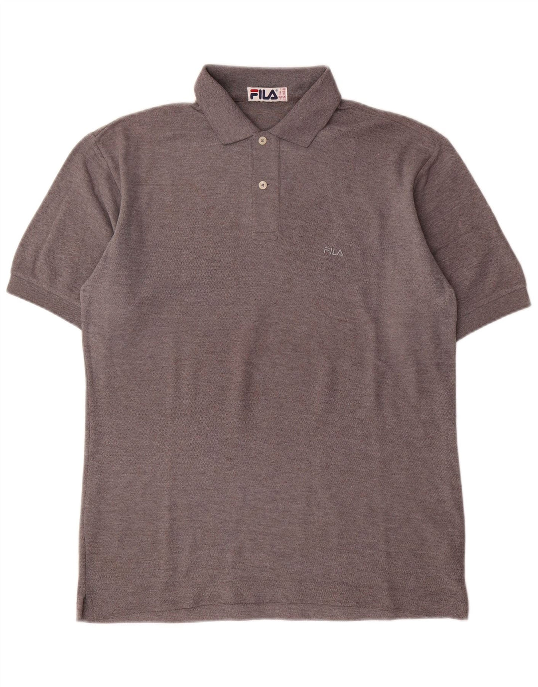 Męska koszulka polo Fila IT 48 Średnioszara bawełna