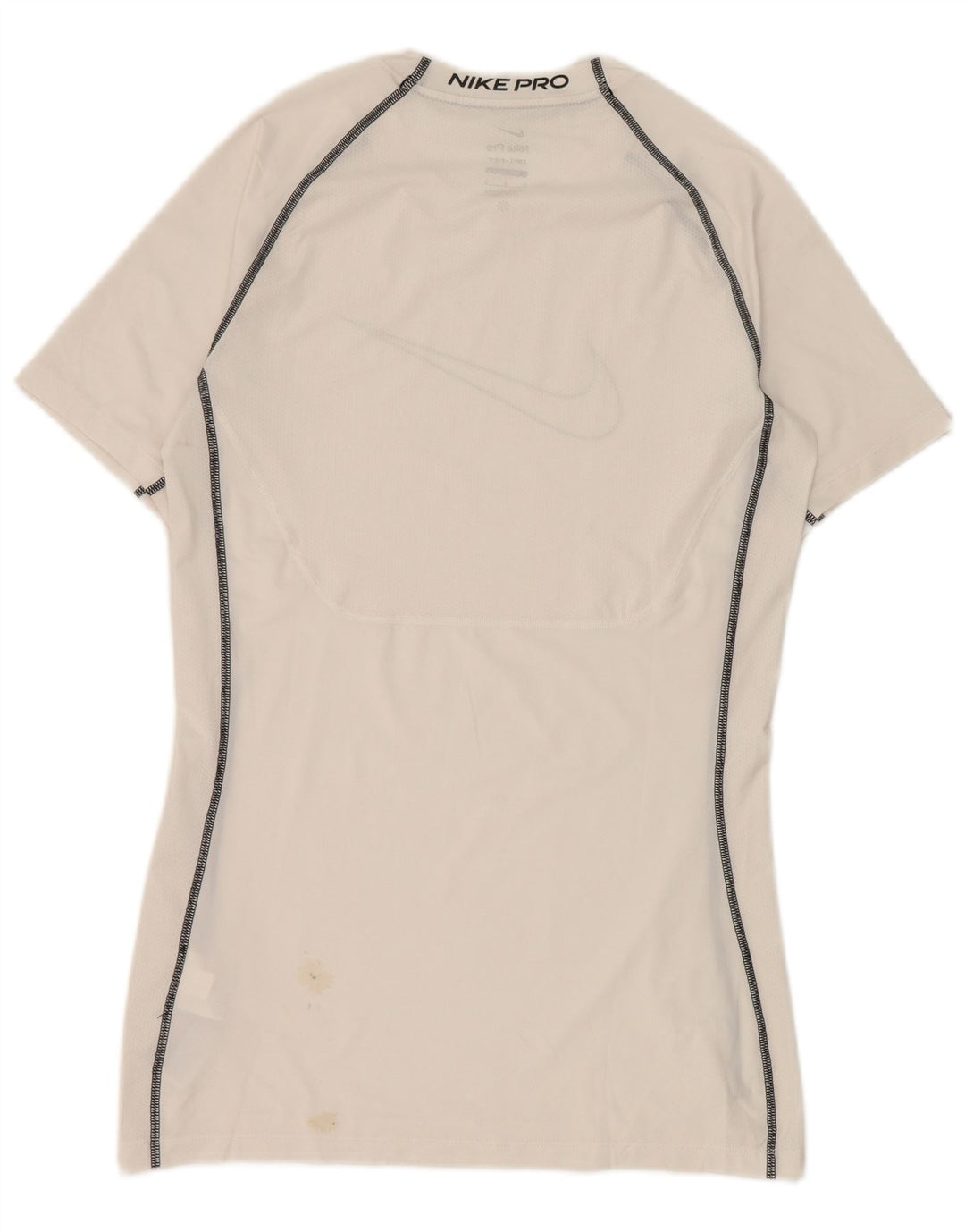 Męski T-shirt z grafiką Nike Dri Fit, duży, biały, poliestrowy