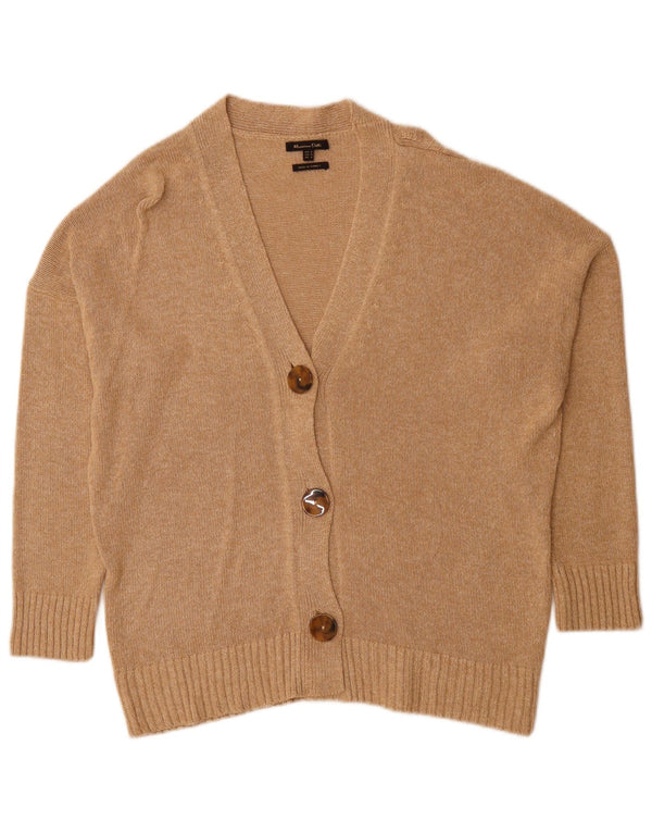 Sweter damski Massimo Dutti UK 14, średni beż, wiskoza