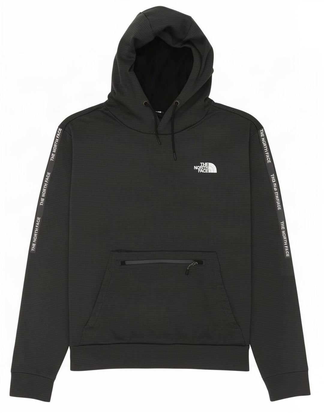 Męski sweter z kapturem The North Face, duży, szary, poliestrowy