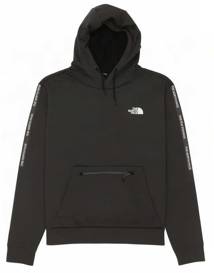 Męski sweter z kapturem The North Face, duży, szary, poliestrowy