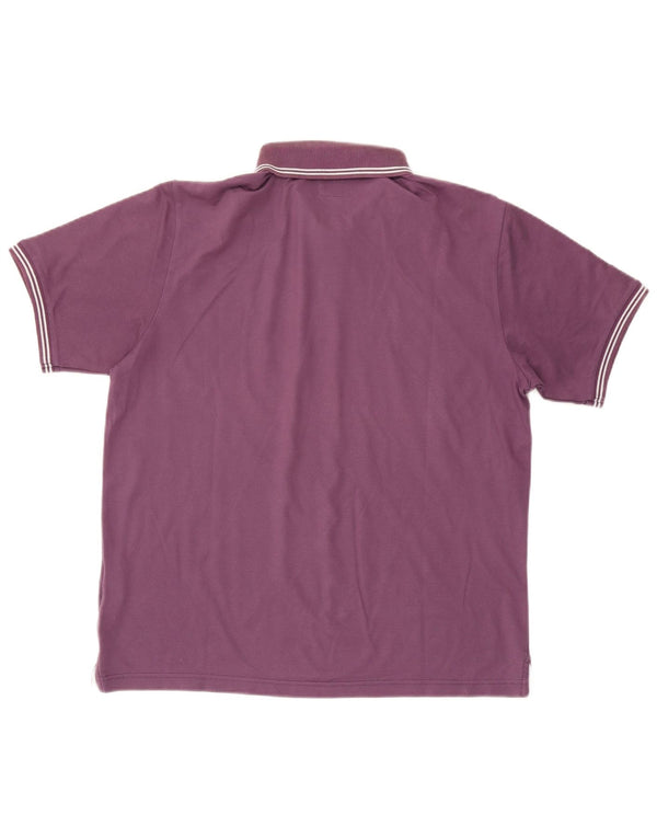 Męska koszulka polo Champion Easy Fit XL, fioletowa, bawełniana