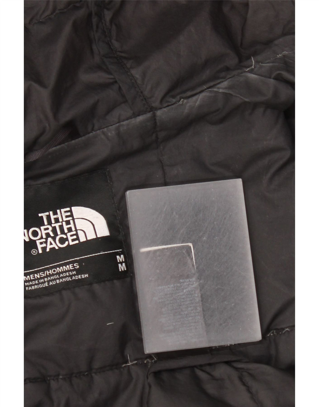 Męska ocieplana kurtka z kapturem The North Face UK 38, średni czarny poliester
