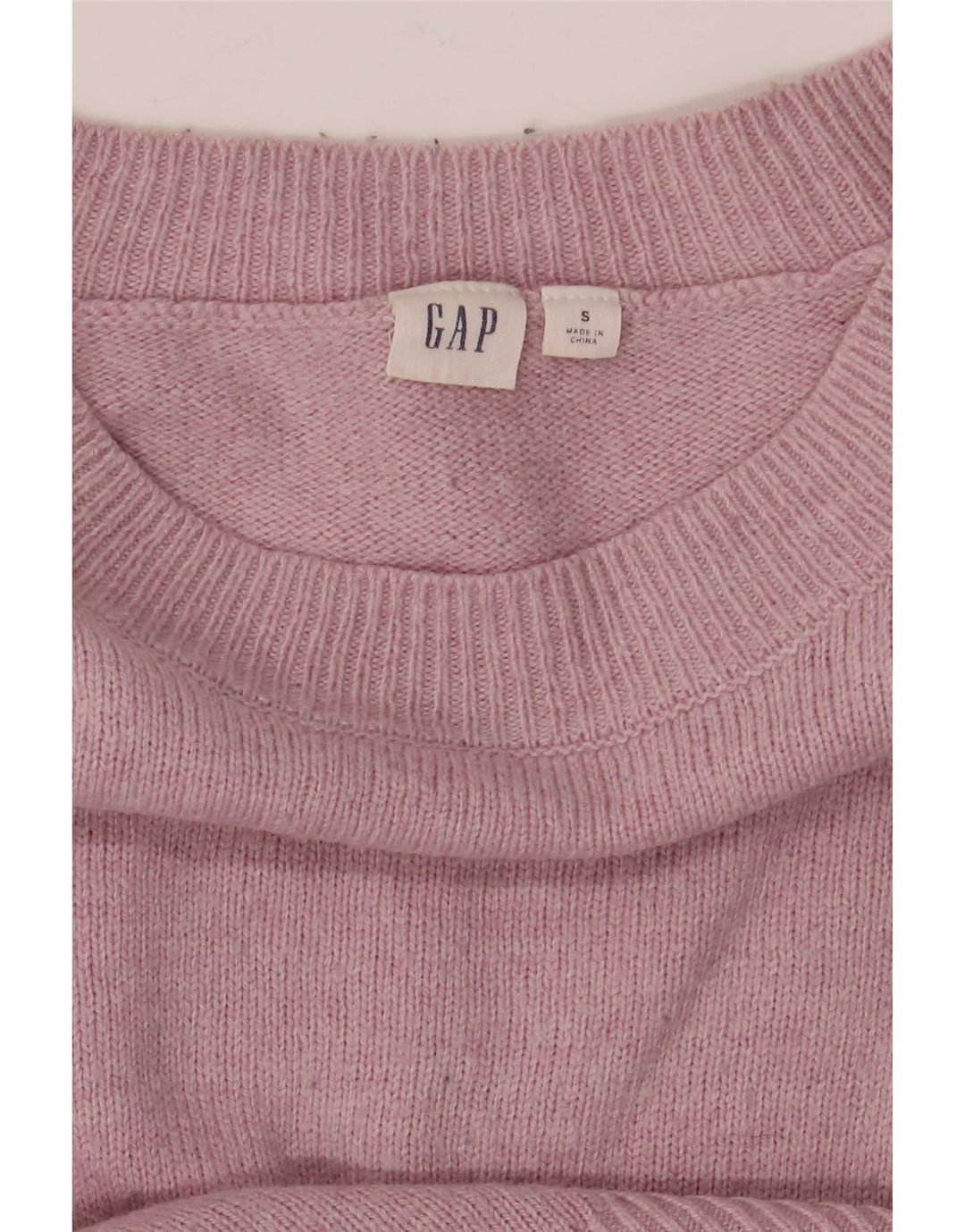 Damski sweter oversize Gap z okrągłym dekoltem UK 10, mały różowy