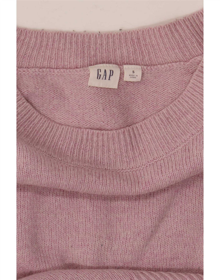 Damski sweter oversize Gap z okrągłym dekoltem UK 10, mały różowy
