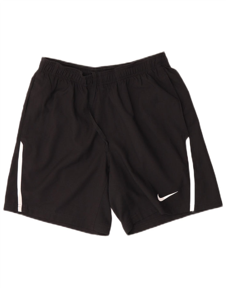 Męskie spodenki sportowe Nike Dri Fit, małe, czarne, poliestrowe
