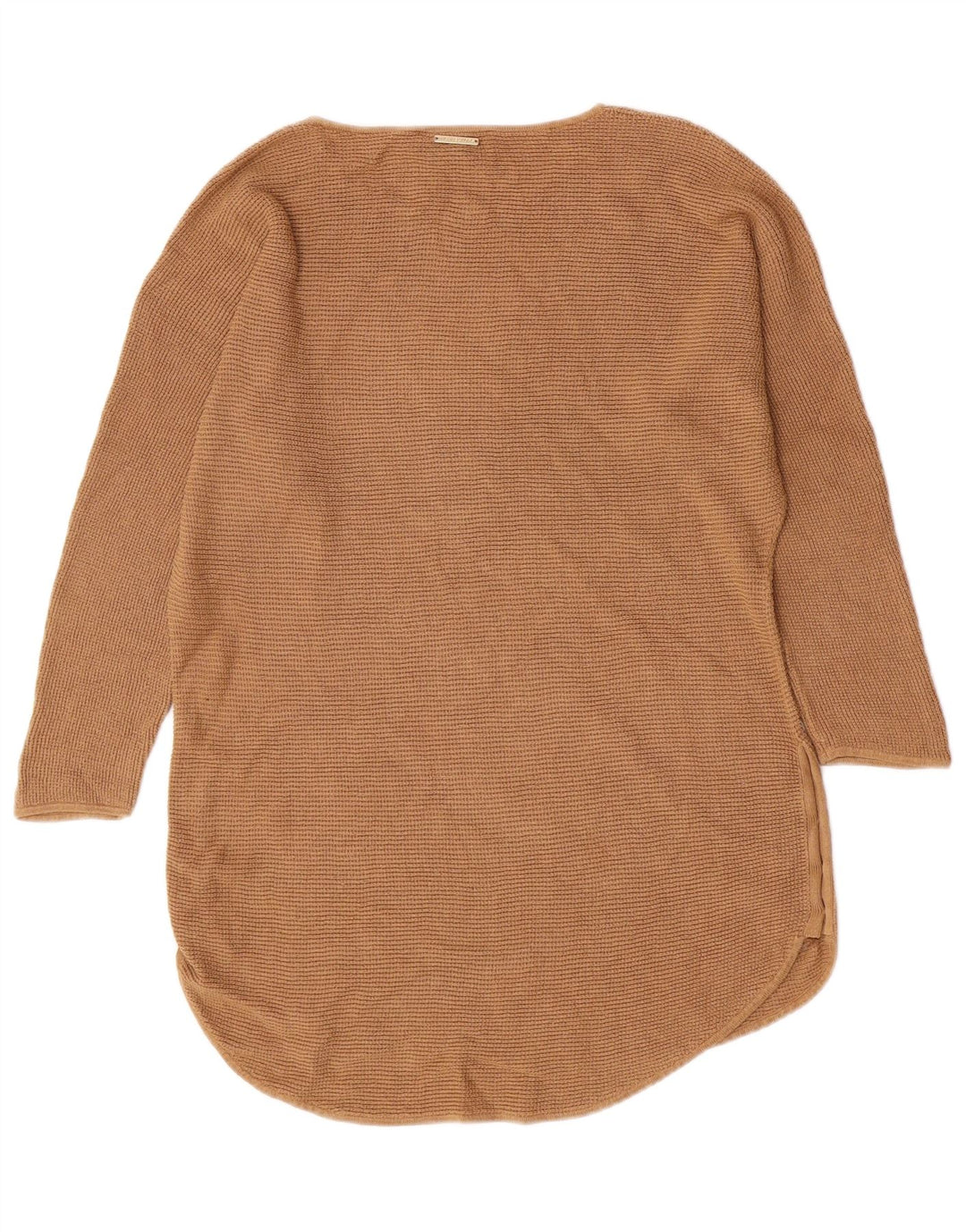 Damski sweter Michael Kors z dekoltem w łódkę UK 14 średni beż