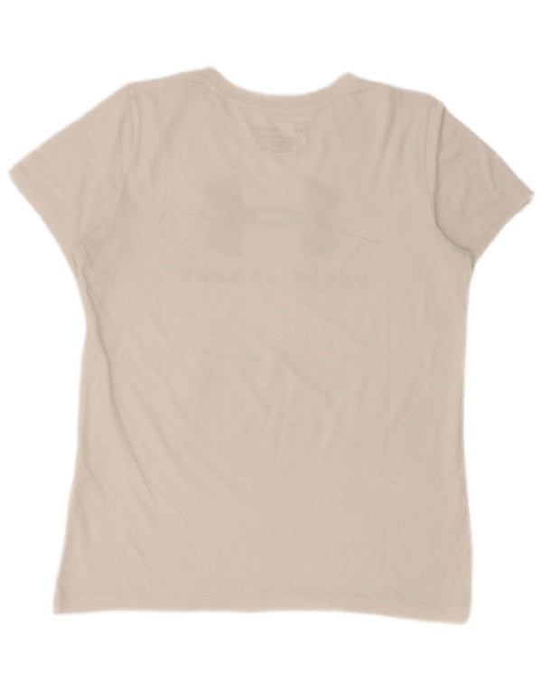 Męski T-shirt z grafiką Under Armour, średni biały