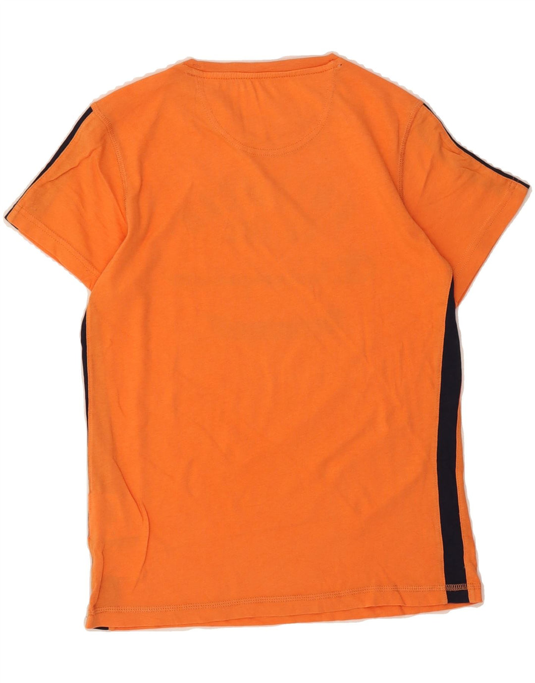 CHAMPION Boys Graphic T-Shirt Top 9-10 Years Medium Orange Colourblock Vintage Champion and Second-Hand Champion from Messina Hembry 