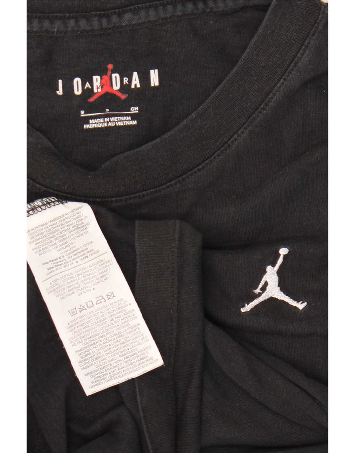 T-shirt damski Jordan Top UK 10 Small, czarny, bawełniany