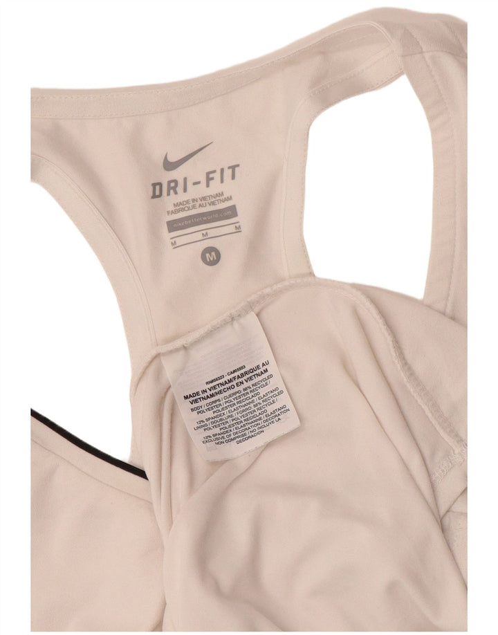 Damska kamizelka NIKE Dri Fit UK 12, średni biały poliester