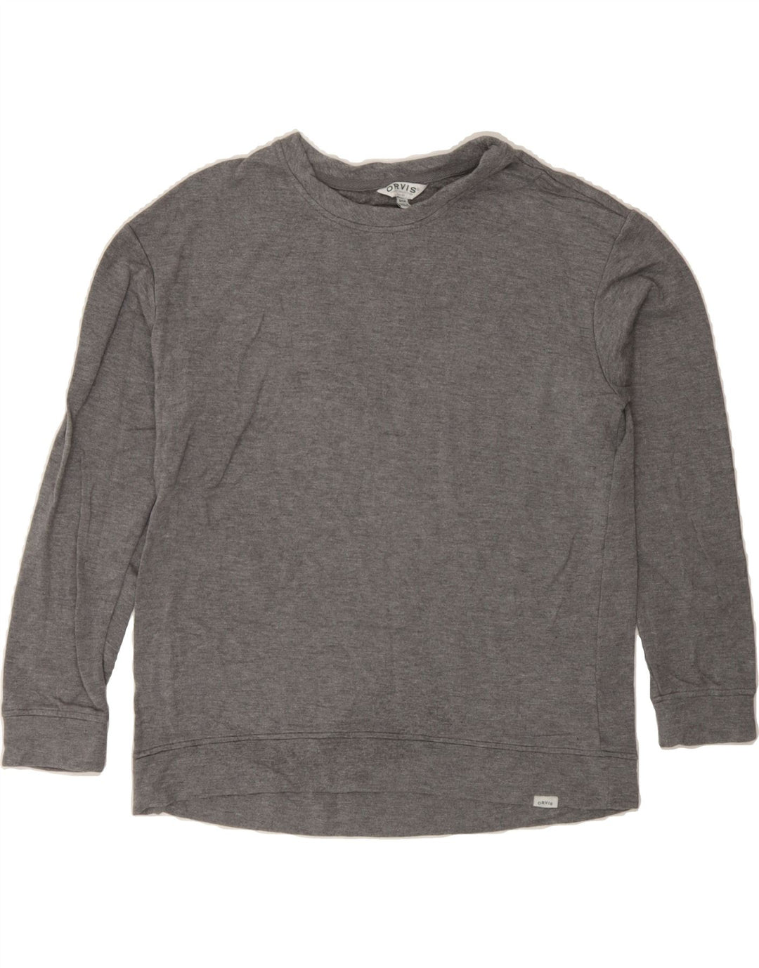 ORVIS Mens Sweatshirt Jumper Small Grey Polyester Vintage Orvis and Second-Hand Orvis from Messina Hembry 