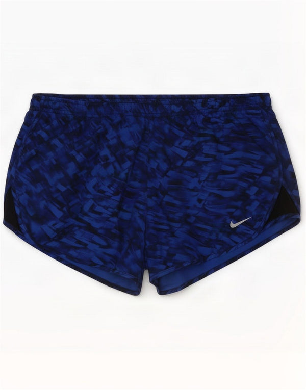 Damskie spodenki sportowe Nike UK 14 Medium Blue Geometric Sports
