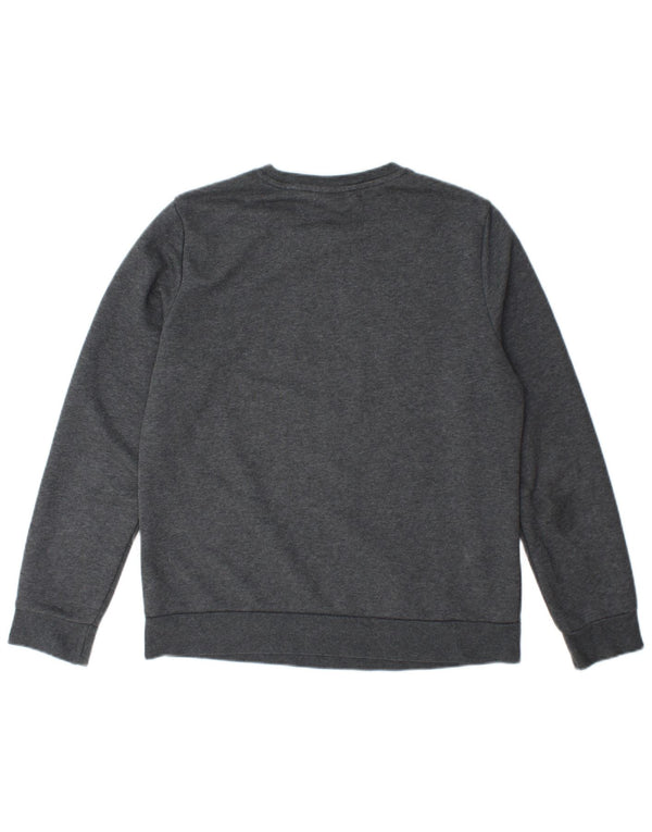 Damska bluza Adidas Graphic Jumper UK 12/14 Średnia szara bawełna