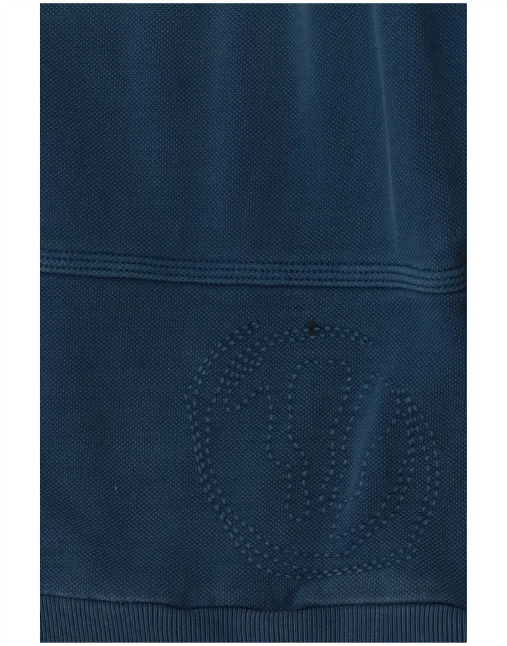 Męska bluza z zamkiem błyskawicznym FAT FACE, średnioniebieska, bawełniana