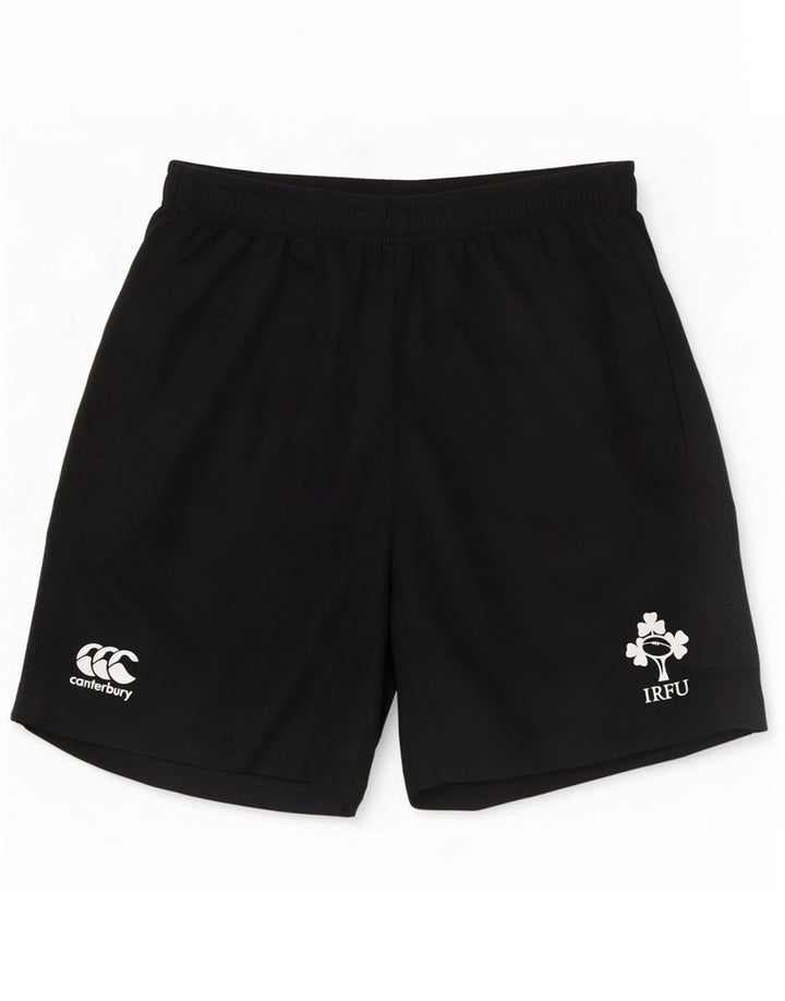 Męskie spodenki sportowe Canterbury IRFU Graphic, średni czarny poliester