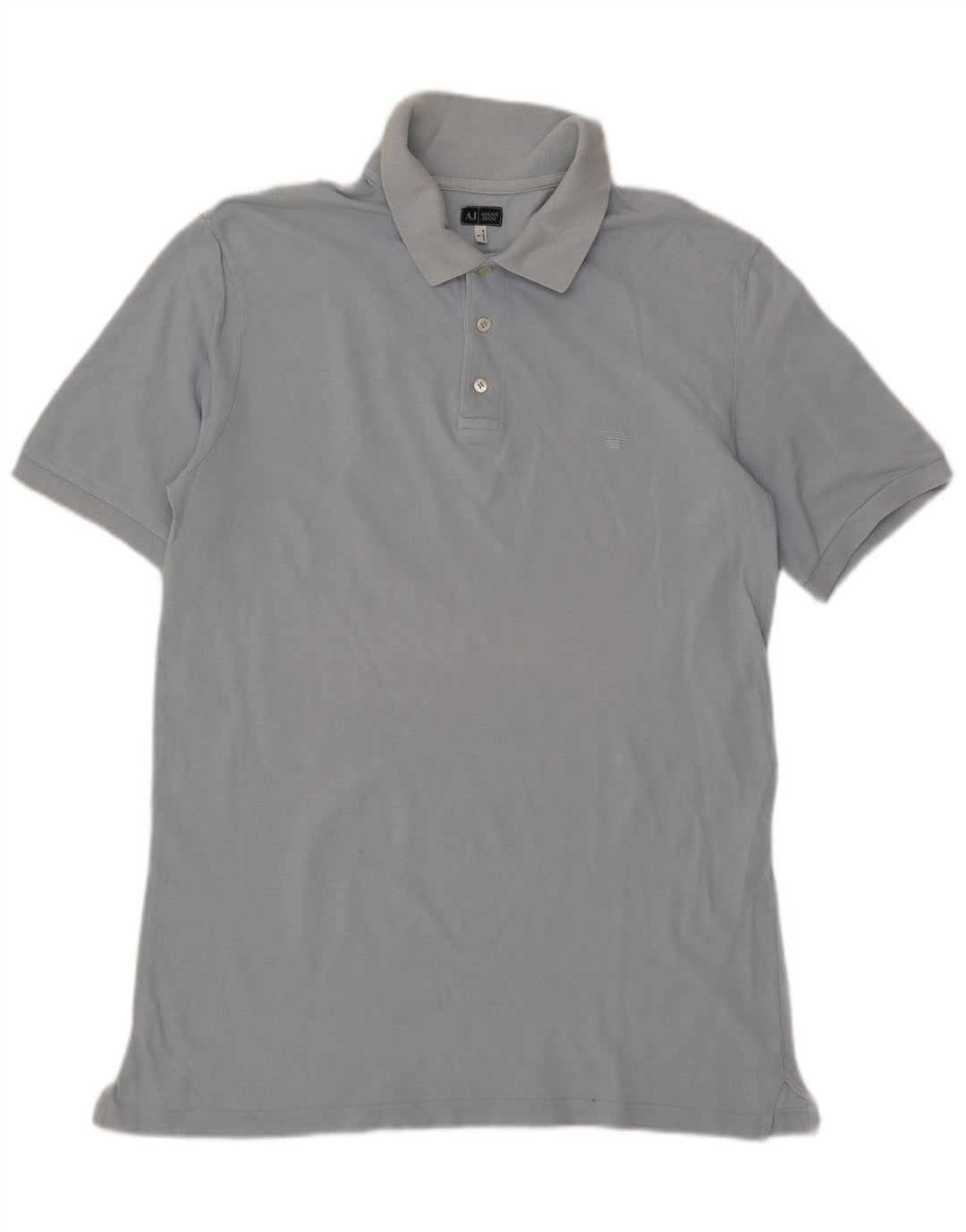 Męska koszulka polo Armani, duża, niebieska, bawełniana