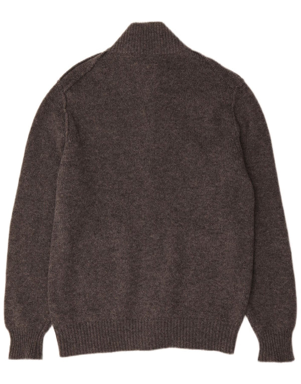 Playlife Męski sweter rozpinany XL Szara wełna