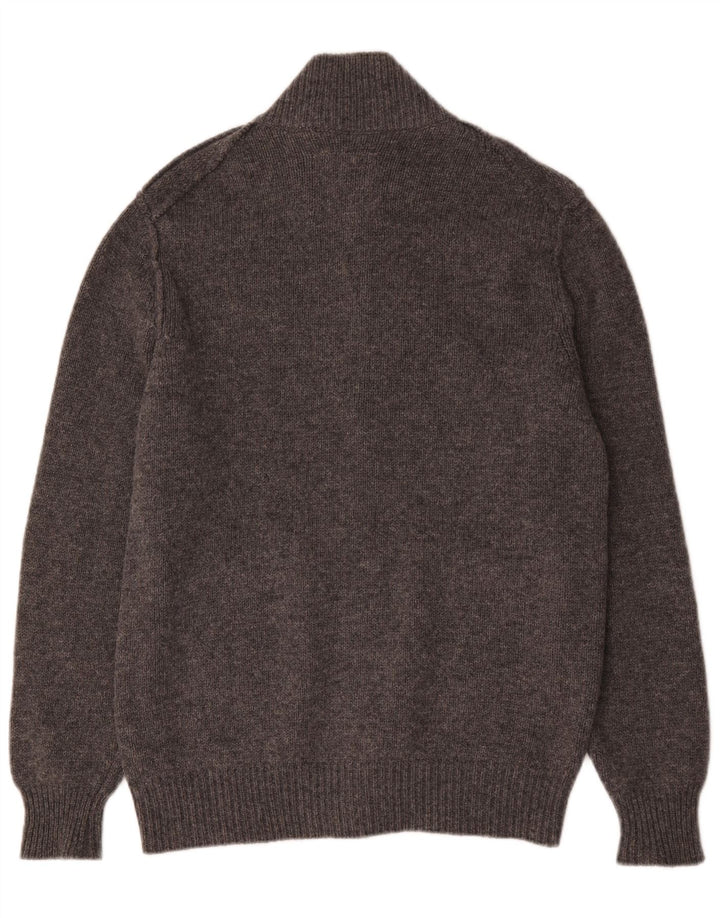 Playlife Męski sweter rozpinany XL Szara wełna