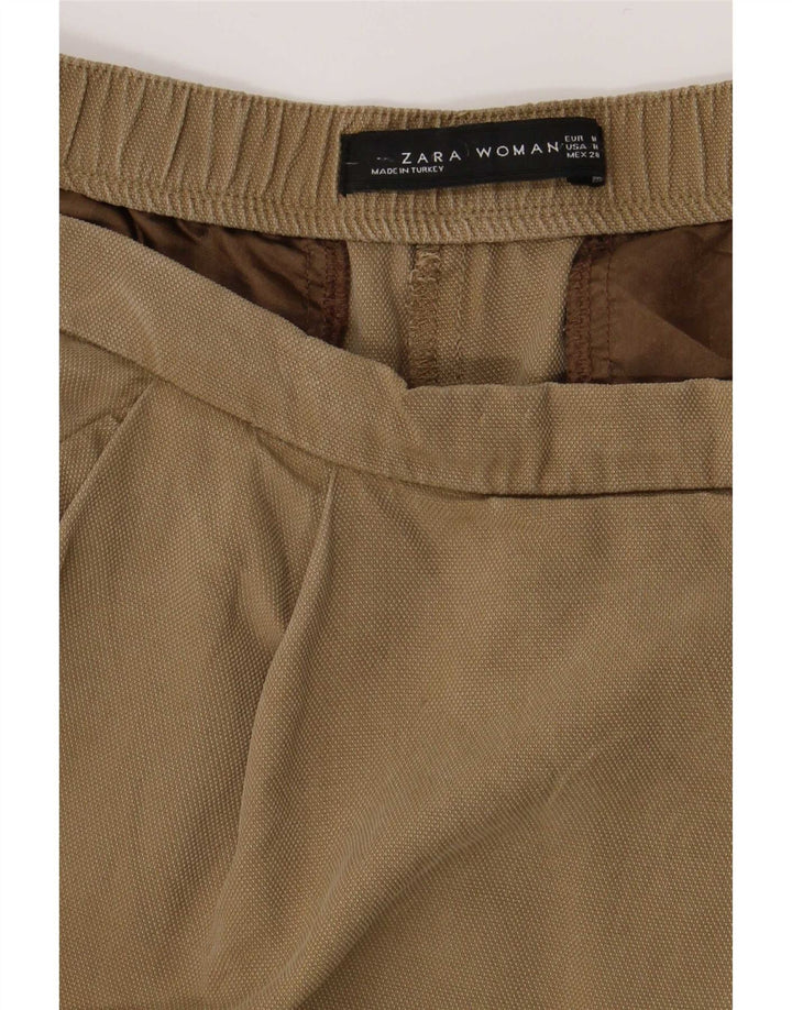 Damskie zwężane spodnie chino Zara, średnie W28 L26 Khaki