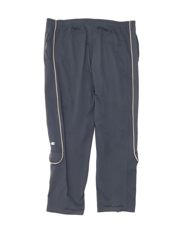 CHAMPION Mens Tracksuit Trousers Large  Navy Blue Vintage Champion and Second-Hand Champion from Messina Hembry 