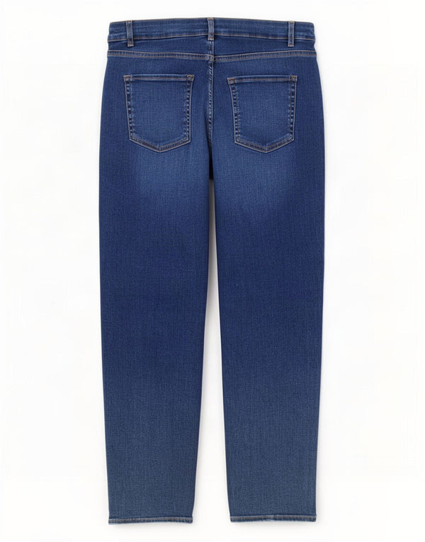 Marks & Spencer Damskie Per Una Straight Jeans UK 14 Duże W32 L27 Niebieskie