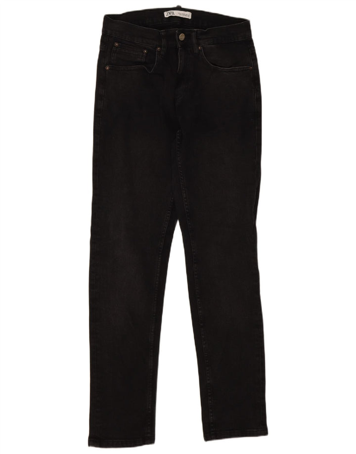 Męskie jeansy slim fit Zara EU 38 Small W30 L31 czarne