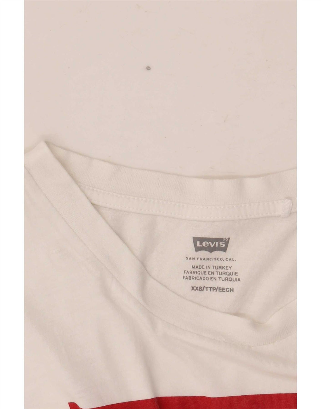 Damska koszulka z grafiką Levi's Top UK 2 2XS biała