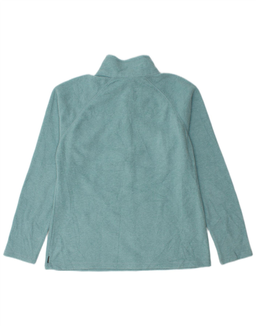 Damski sweter polarowy Eddie Bauer z zamkiem błyskawicznym UK 14, średni niebieski poliester