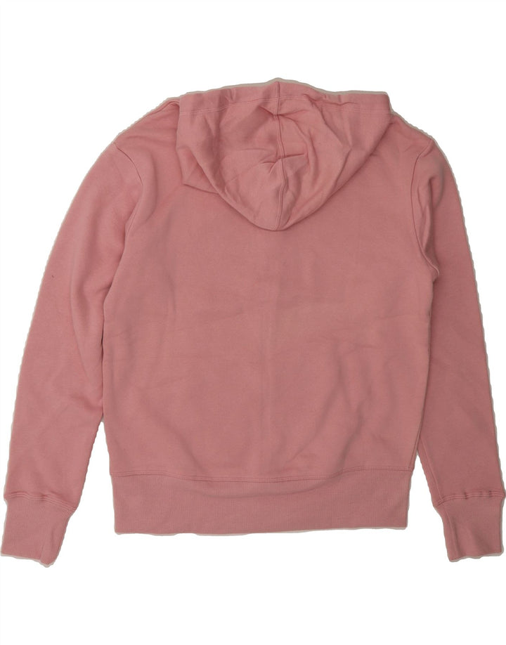 REEBOK Mens Zip Hoodie Sweater Small Pink Cotton Vintage Reebok and Second-Hand Reebok from Messina Hembry 