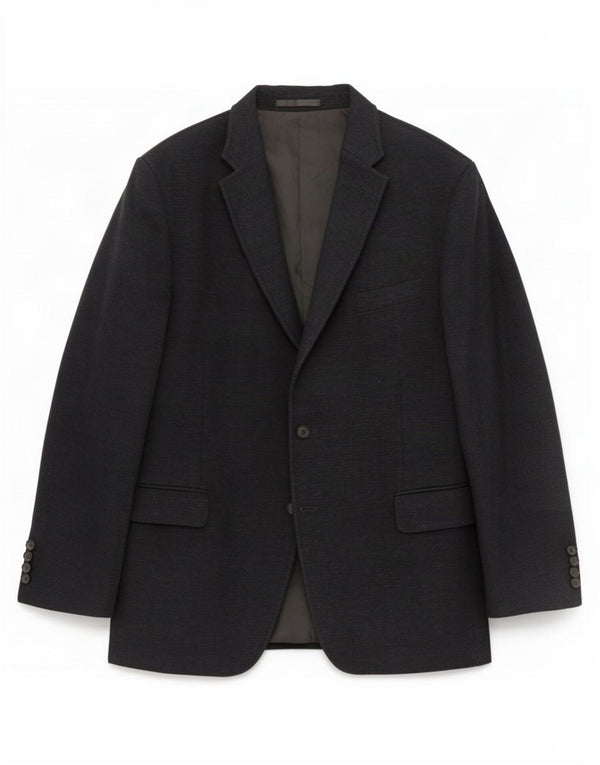 Marks & Spencer Męska marynarka zapinana na 2 guziki, UK 46 XL, czarna bawełna
