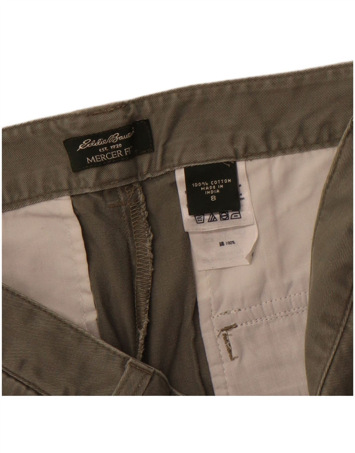 EDDIE BAUER Damskie spodenki chino Mercer Fit US 8 Medium W31, bawełna khaki