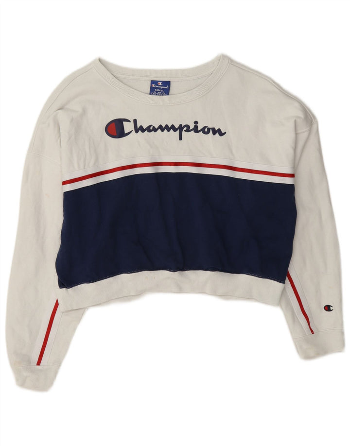 Damska bluza typu oversize Crop Champion UK 10 Small White