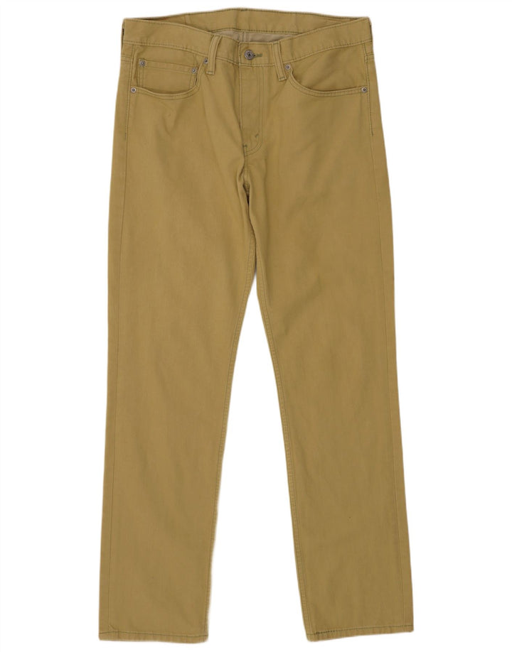 Męskie jeansy Levi's 511 Slim W34 L32, bawełna khaki