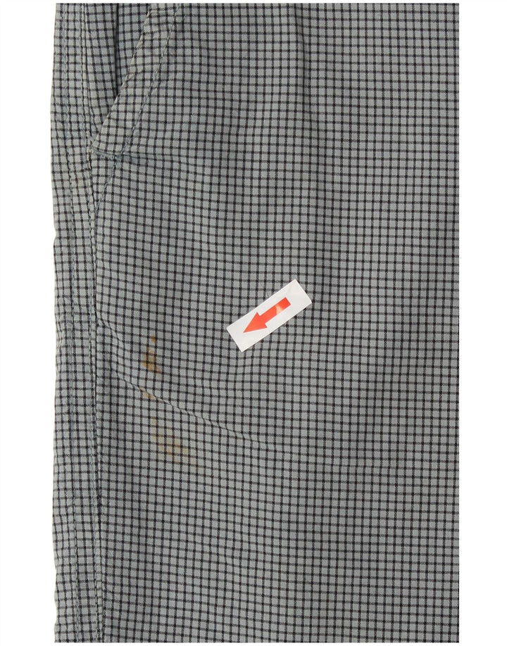 Męskie spodenki chino Converse duże W34 szara bawełniana krata